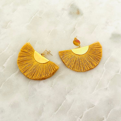 Fan Earrings
