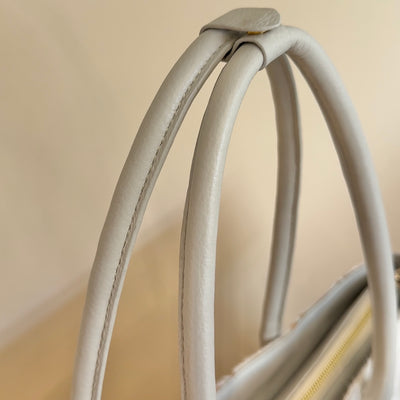 Beige/ Bronze Mini Carryall Tote