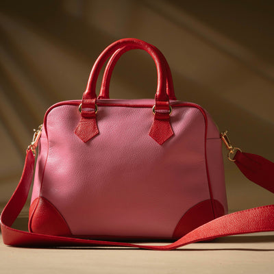 Pink / Red Bowling Bag