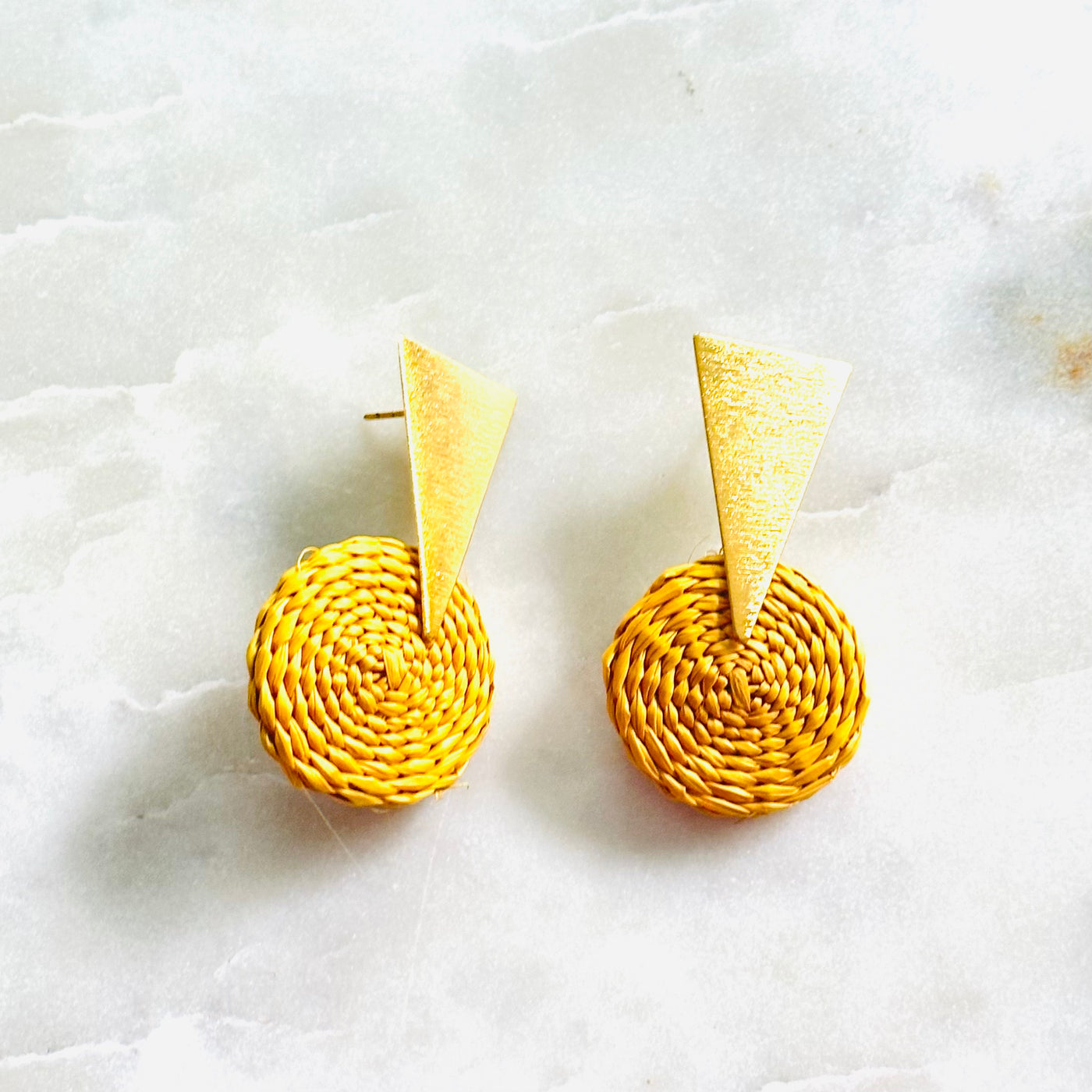 Triangle Drop Earrings