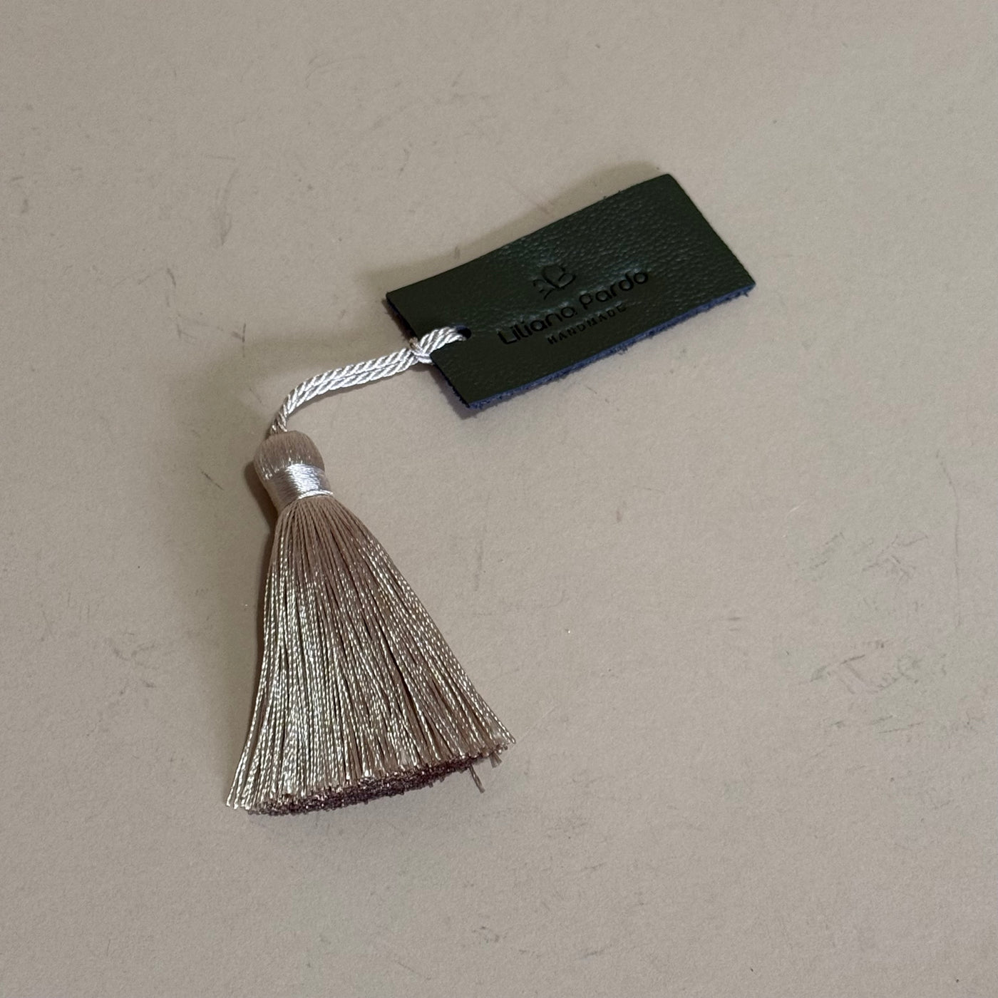 Bookmarker Leather Charm