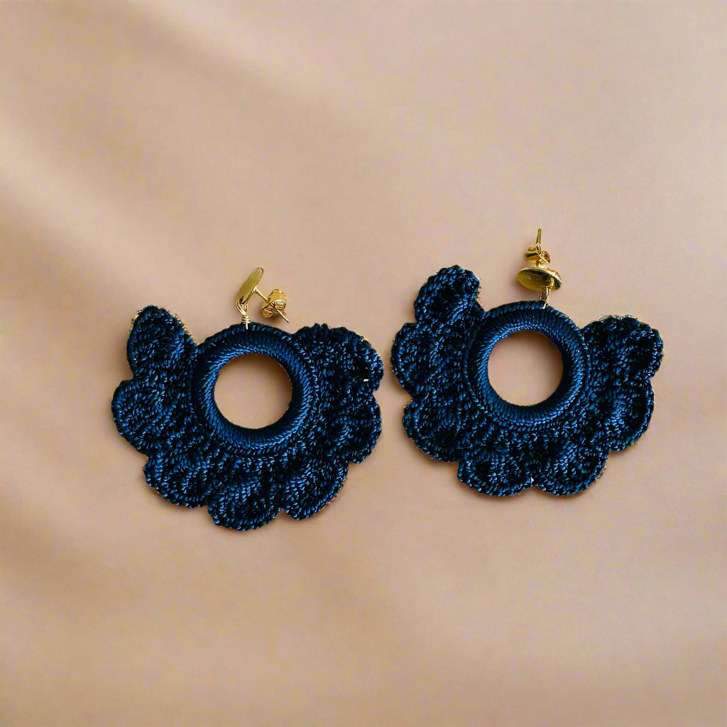 Floral Crochet Earrings