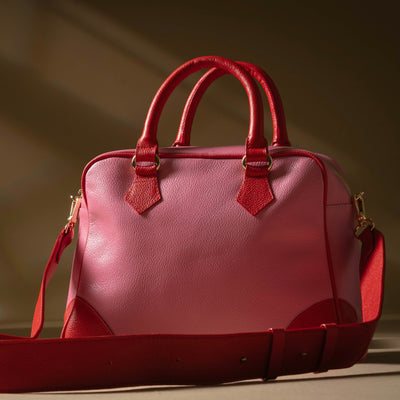 Pink / Red Bowling Bag