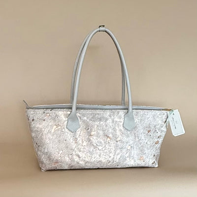 Beige/ Bronze Mini Carryall Tote