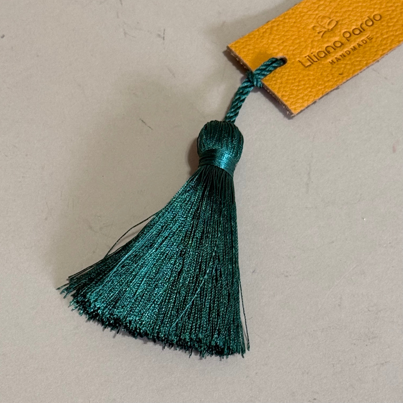 Bookmarker Leather Charm