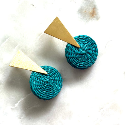 Triangle Drop Earrings