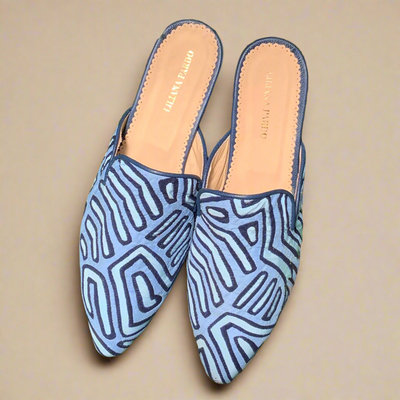 Mola Mules | Blue Tones
