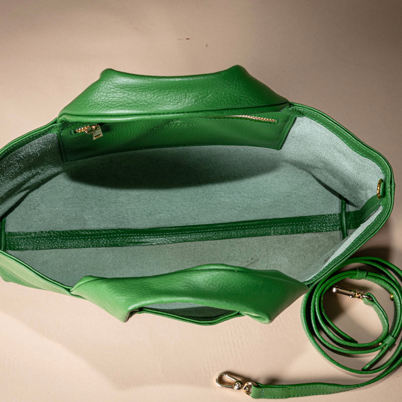 Mairi Medium Tote | Holiday Green