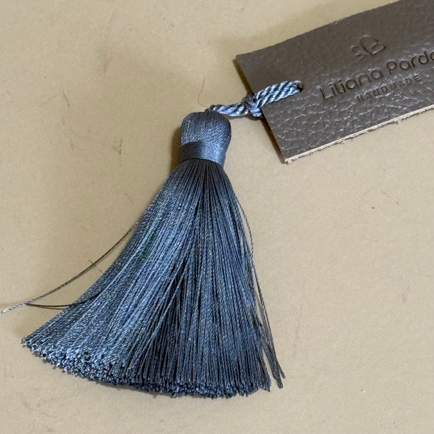 Bookmarker Leather Charm