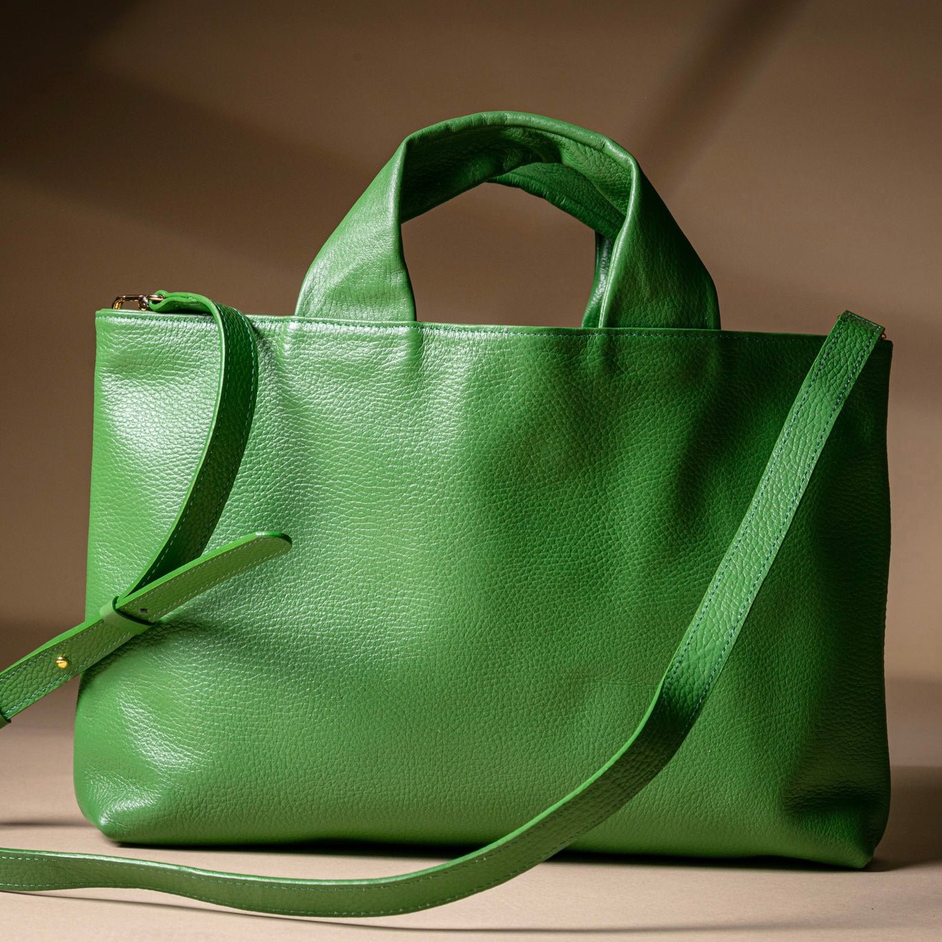 Mairi Medium Tote | Holiday Green