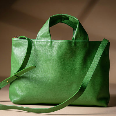Mairi Medium Tote | Holiday Green