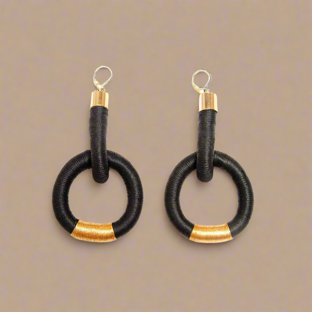 Classic Black Earrings