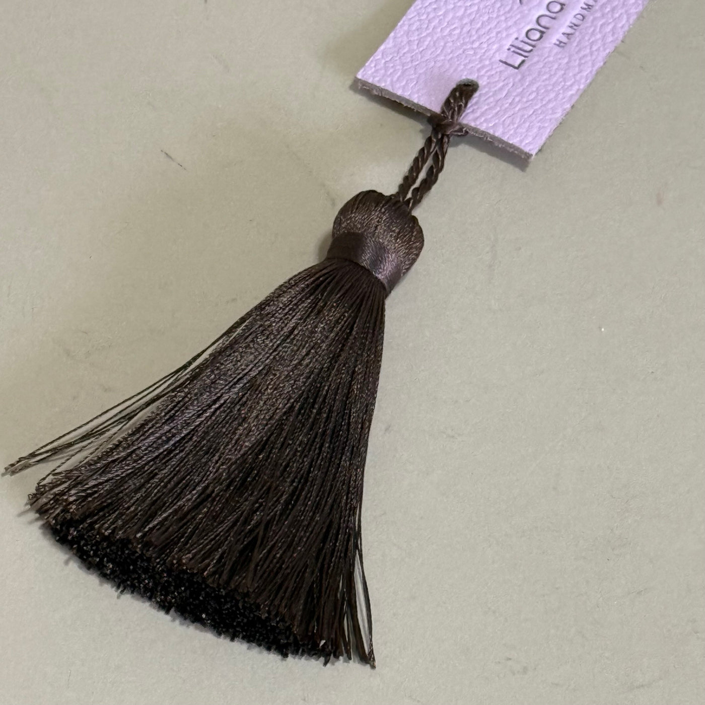 Bookmarker Leather Charm