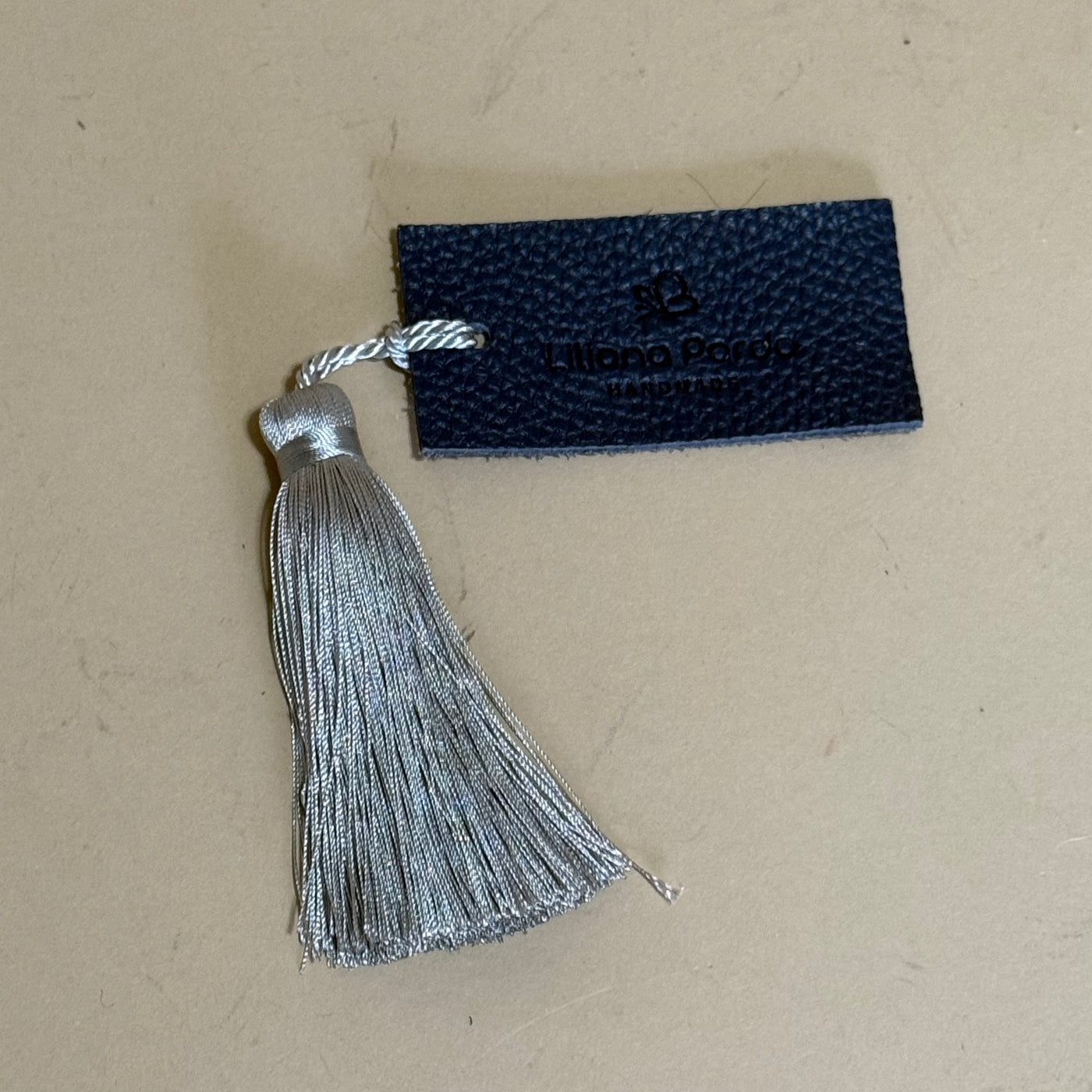 Bookmarker Leather Charm