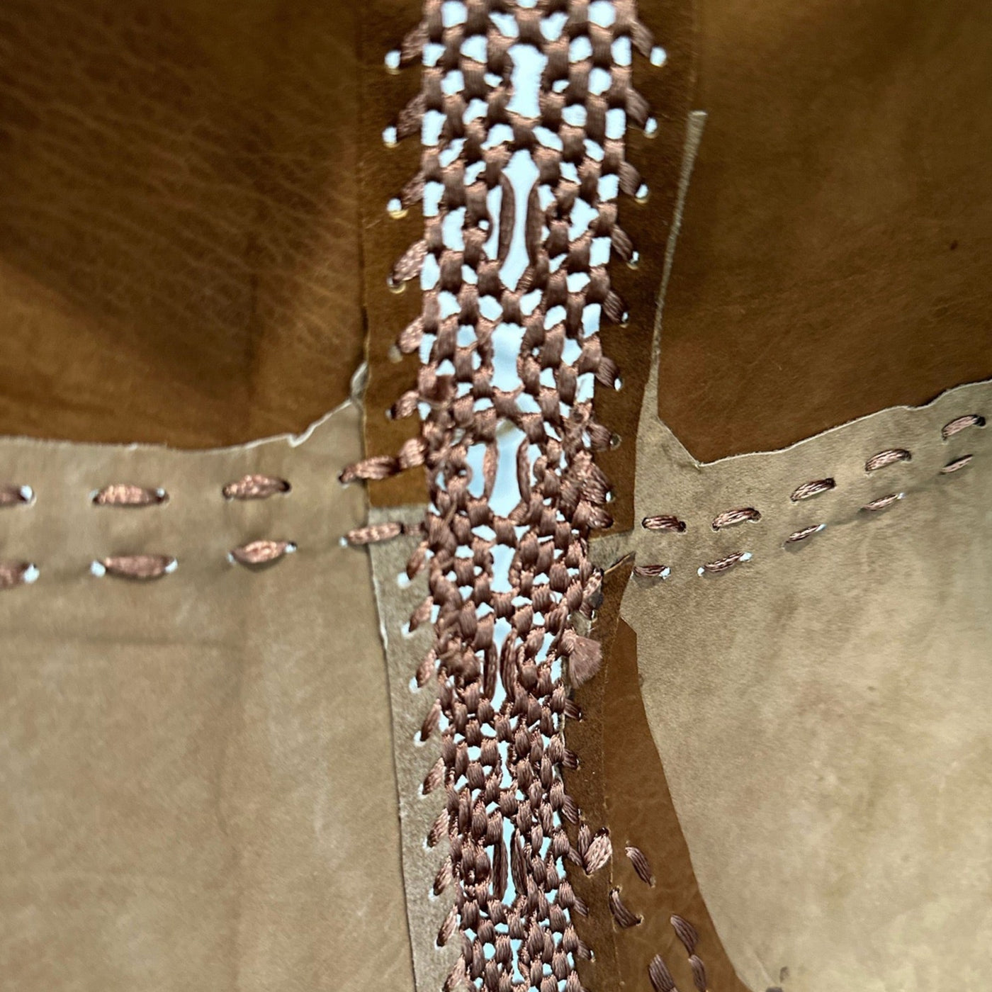 Suede Color Block Vest