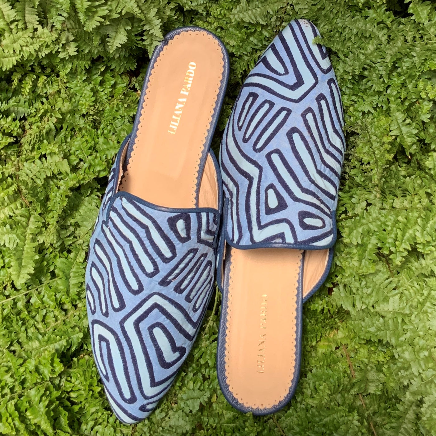 Mola Mules | Blue Tones