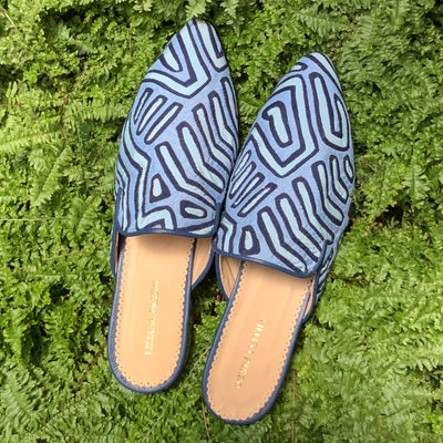 Mola Mules | Blue Tones