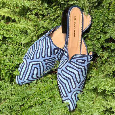 Mola Mules | Blue Tones